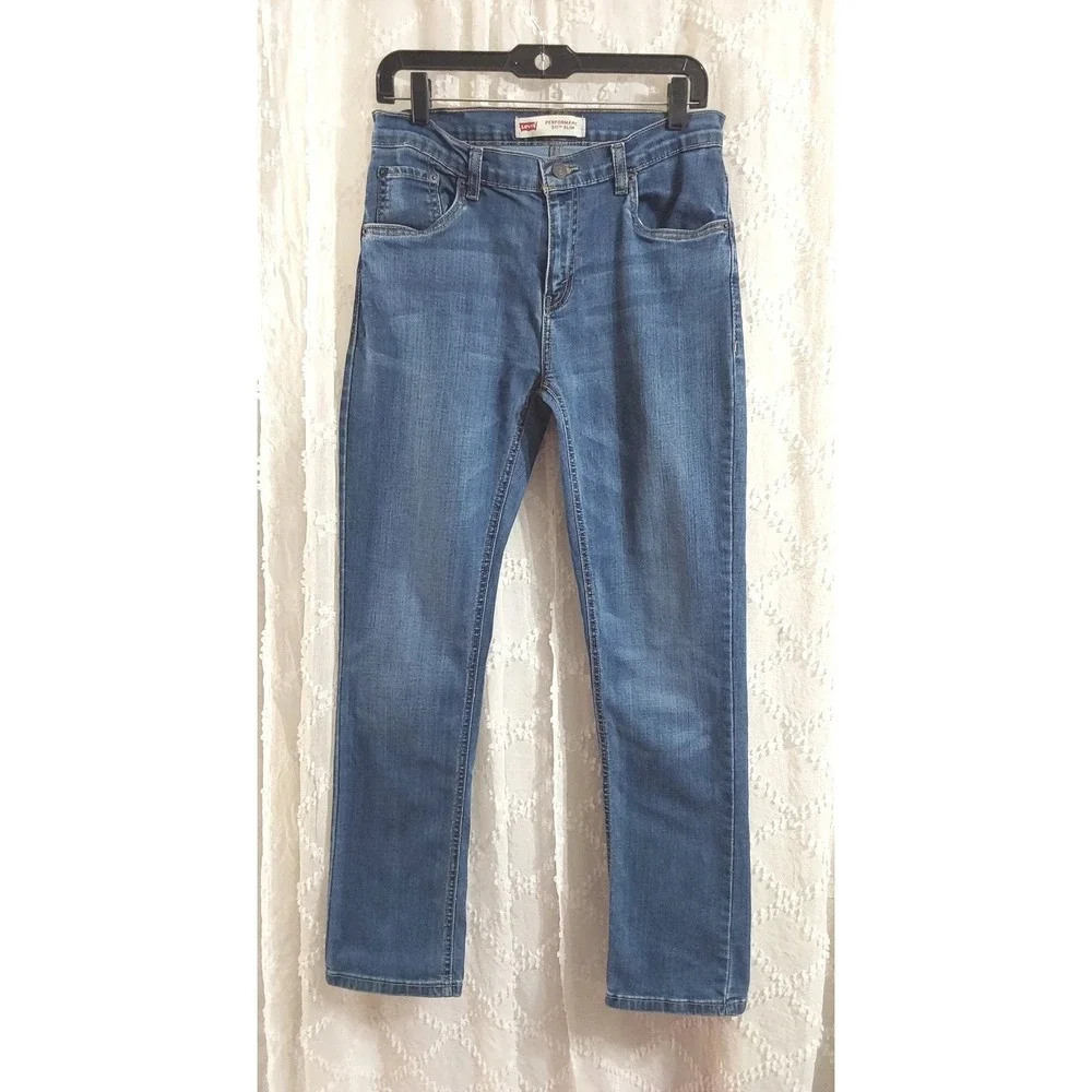 Levis 511‎ Slim Fit Performance Jeans Mens 29x31 Blue Denim Medium Wash 18 REG